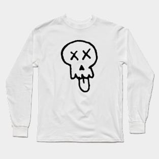 Cartoon Skull Long Sleeve T-Shirt